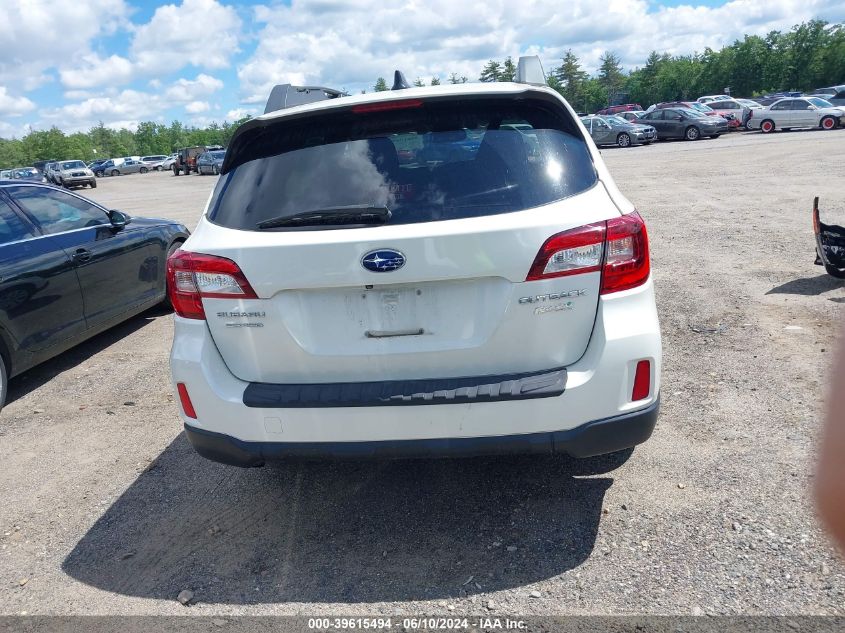 2016 Subaru Outback 2.5I Premium VIN: 4S4BSAHC8G3279662 Lot: 39615494