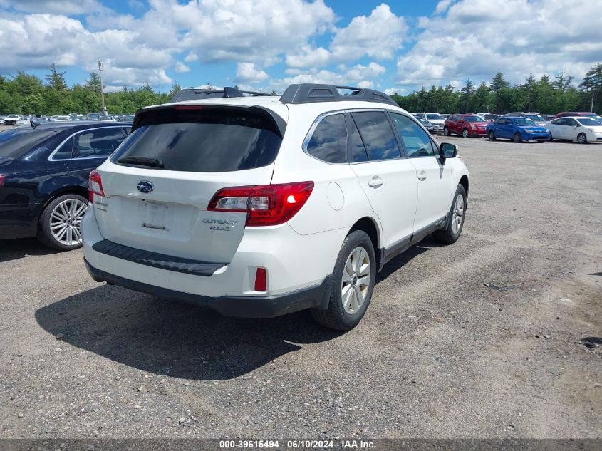 2016 Subaru Outback 2.5I Premium VIN: 4S4BSAHC8G3279662 Lot: 39615494