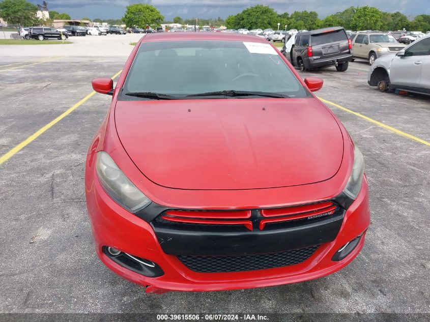 2013 Dodge Dart Rallye VIN: 1C3CDFBA2DD142864 Lot: 39615506