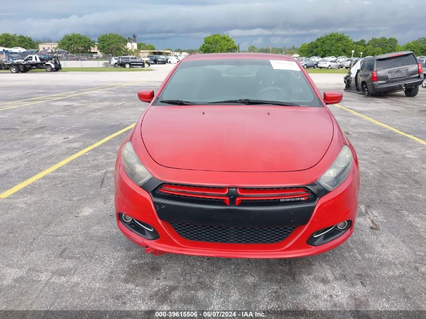 2013 Dodge Dart Rallye VIN: 1C3CDFBA2DD142864 Lot: 39615506