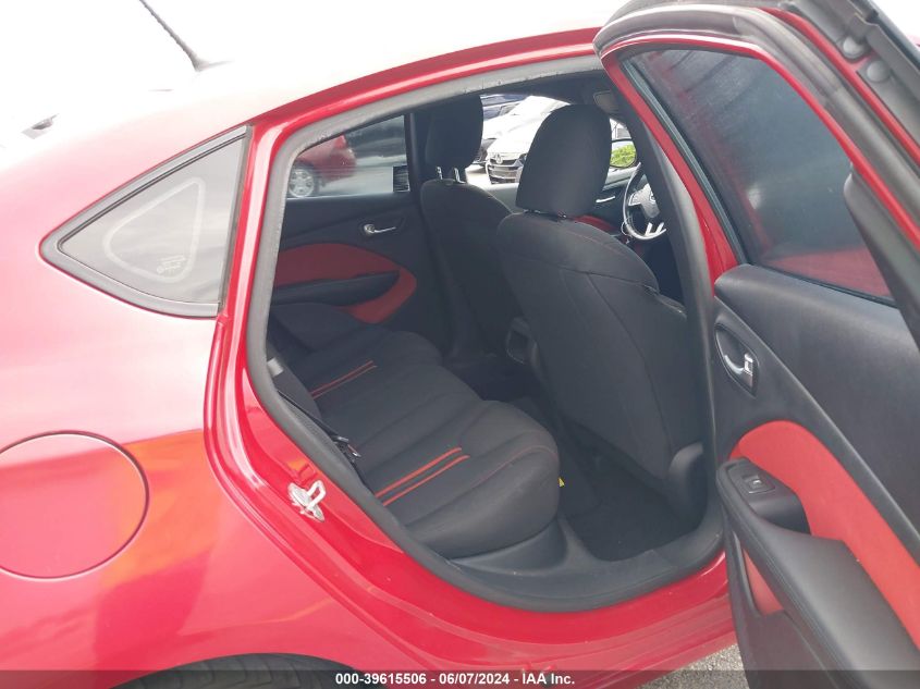 2013 Dodge Dart Rallye VIN: 1C3CDFBA2DD142864 Lot: 39615506