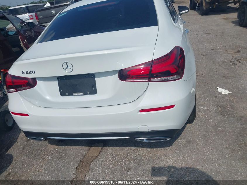 2020 MERCEDES-BENZ A 220 220 - WDD3G4EB9LW039381