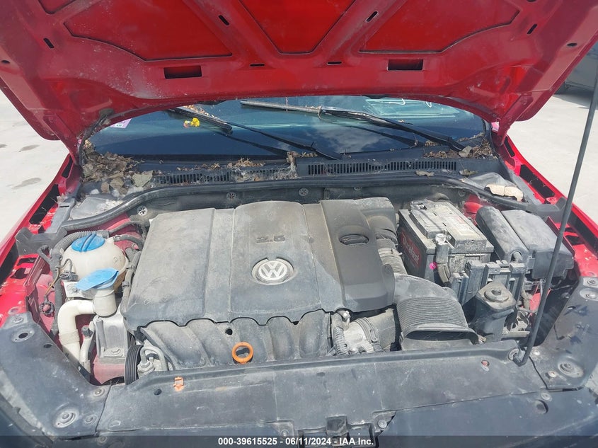 2012 Volkswagen Jetta 2.5L Sel VIN: 3VWLX7AJ6CM412561 Lot: 39615525