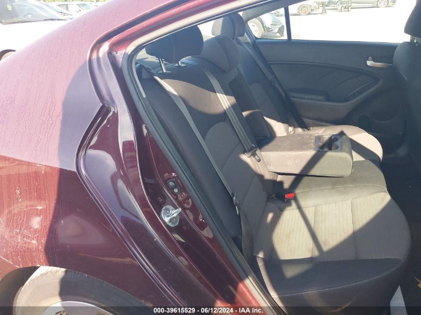 2017 Kia Forte Lx VIN: 3KPFL4A78HE015420 Lot: 39615529