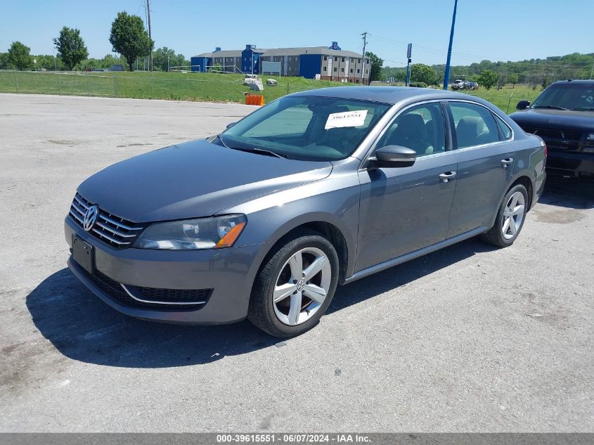 2013 Volkswagen Passat 2.0L Tdi Se VIN: 1VWBN7A39DC127701 Lot: 39615551