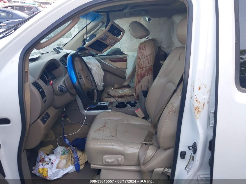 2008 Nissan Pathfinder Le VIN: 5N1AR18U38C611573 Lot: 39615557