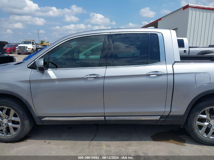 2019 Honda Ridgeline Rtl-E VIN: 5FPYK3F7XKB014597 Lot: 39615562