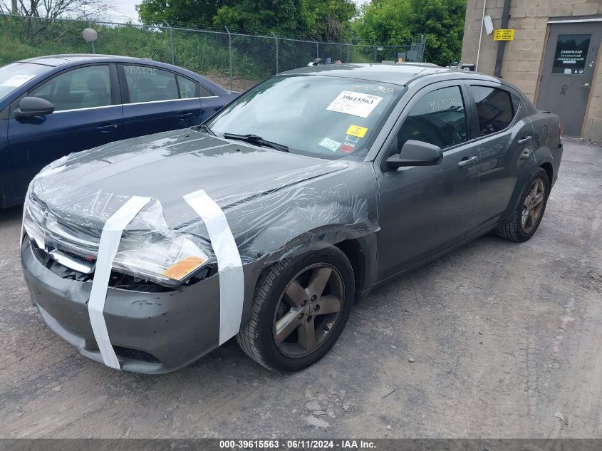 2013 Dodge Avenger Se VIN: 1C3CDZABXDN688088 Lot: 39615563