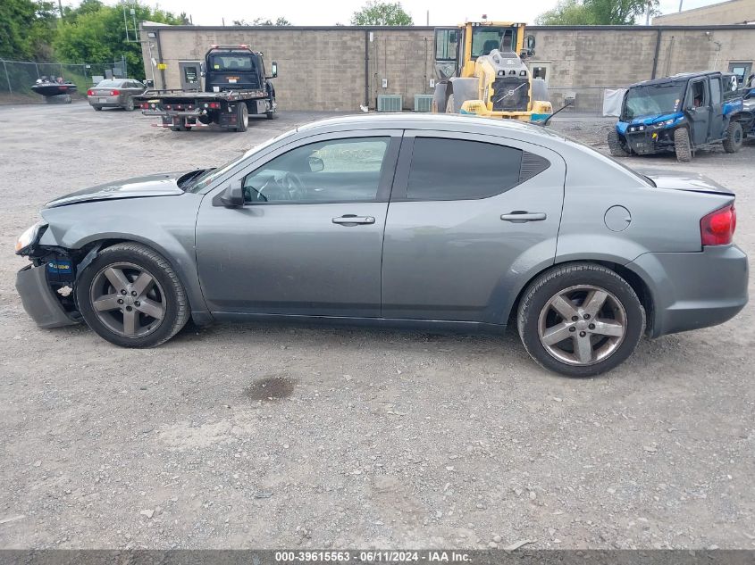 2013 Dodge Avenger Se VIN: 1C3CDZABXDN688088 Lot: 39615563