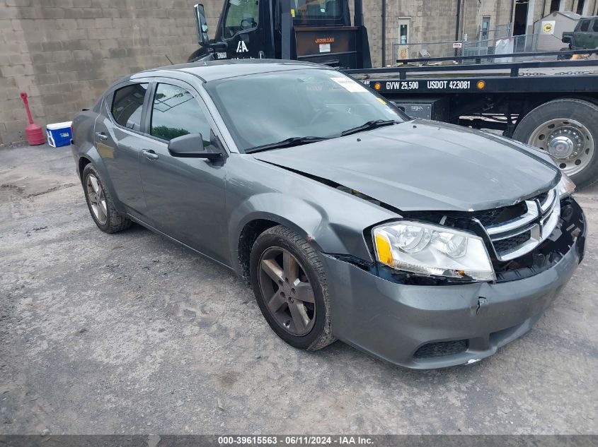 2013 Dodge Avenger Se VIN: 1C3CDZABXDN688088 Lot: 39615563