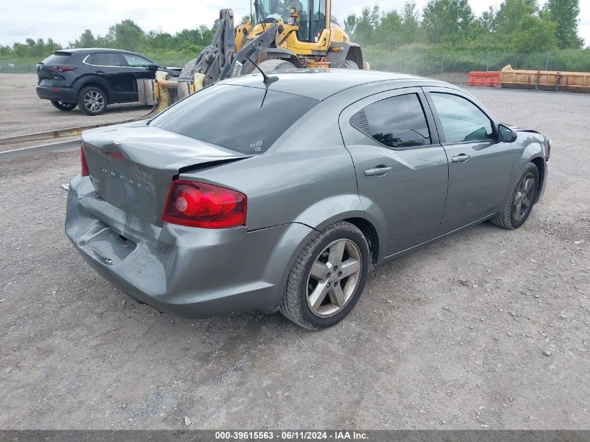 2013 Dodge Avenger Se VIN: 1C3CDZABXDN688088 Lot: 39615563