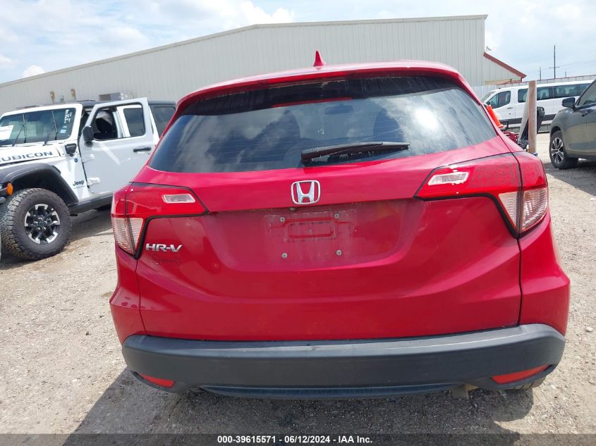 2016 Honda Hr-V Lx VIN: 3CZRU5H32GM751433 Lot: 39615571