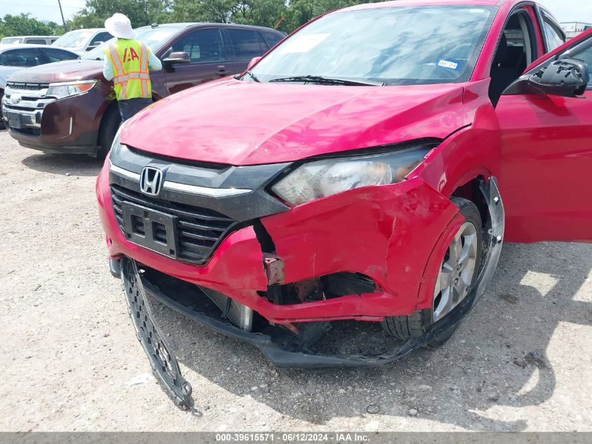 2016 Honda Hr-V Lx VIN: 3CZRU5H32GM751433 Lot: 39615571