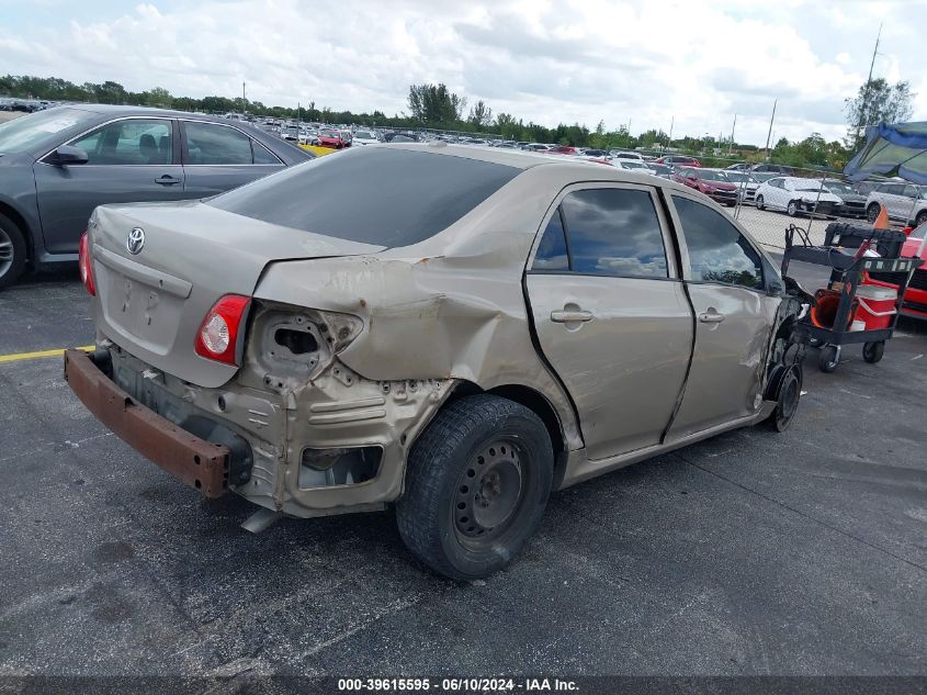 2009 Toyota Corolla S/Le/Xle VIN: 2T1BU40E49C161602 Lot: 39615595