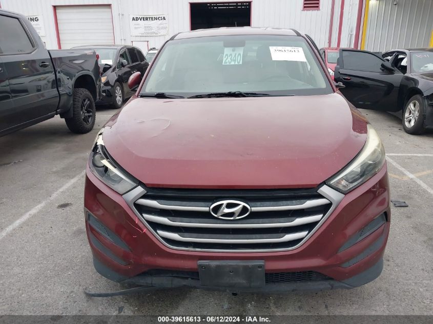 2018 Hyundai Tucson Se VIN: KM8J23A42JU610165 Lot: 39615613