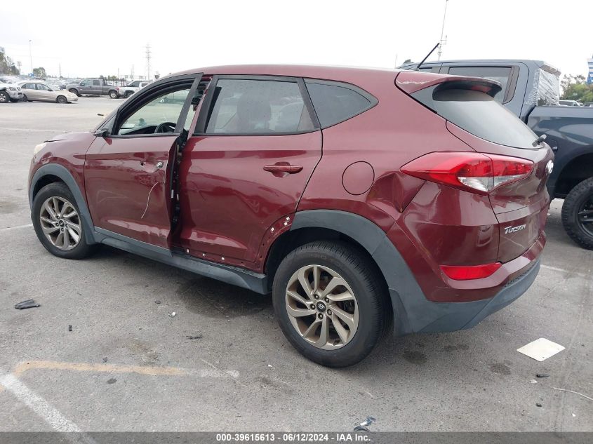 2018 Hyundai Tucson Se VIN: KM8J23A42JU610165 Lot: 39615613