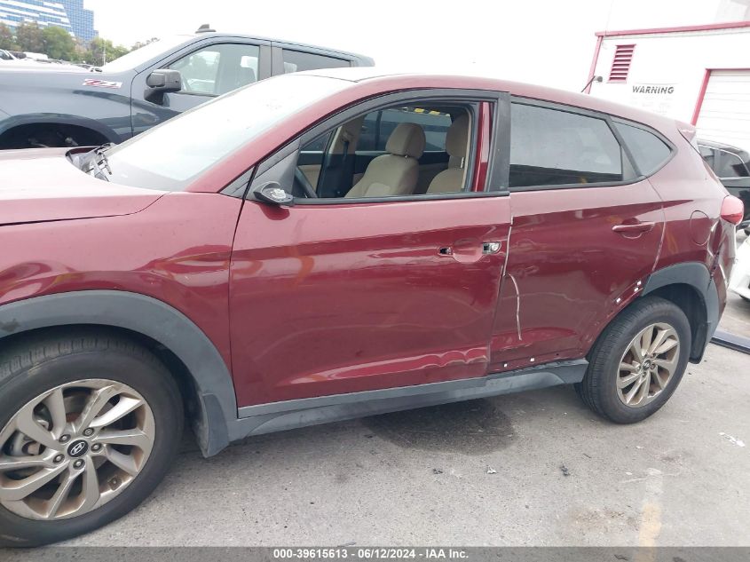 2018 Hyundai Tucson Se VIN: KM8J23A42JU610165 Lot: 39615613