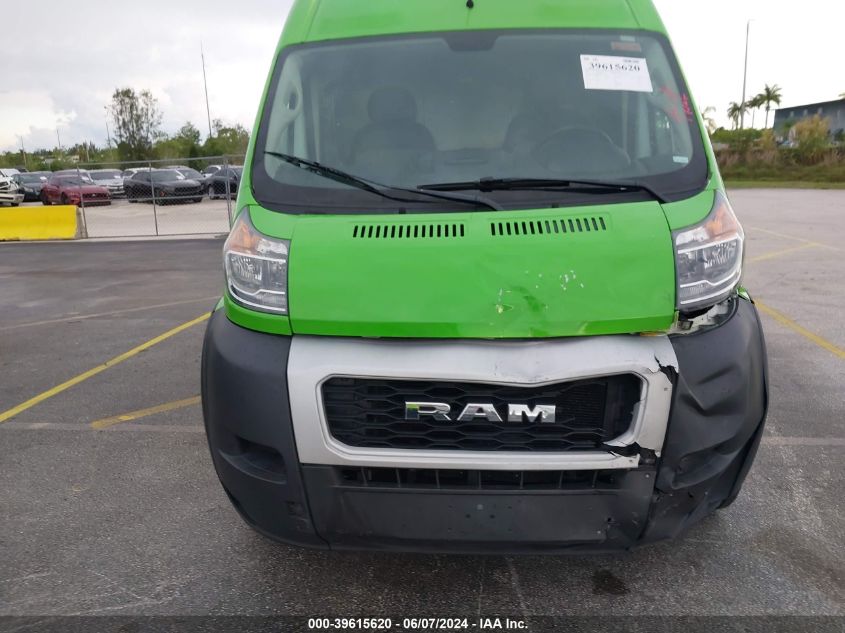 2021 Ram Promaster 2500 High Roof 159 Wb VIN: 3C6LRVDG3ME521743 Lot: 39615620