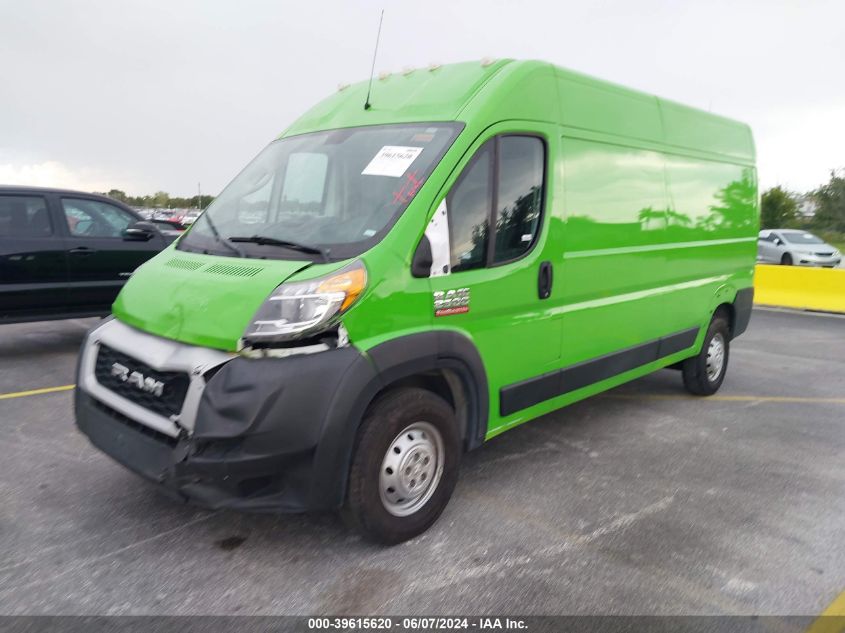 2021 Ram Promaster 2500 High Roof 159 Wb VIN: 3C6LRVDG3ME521743 Lot: 39615620