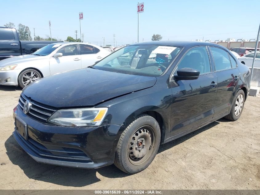 2016 Volkswagen Jetta 1.4T S VIN: 3VW167AJ1GM337896 Lot: 39615639