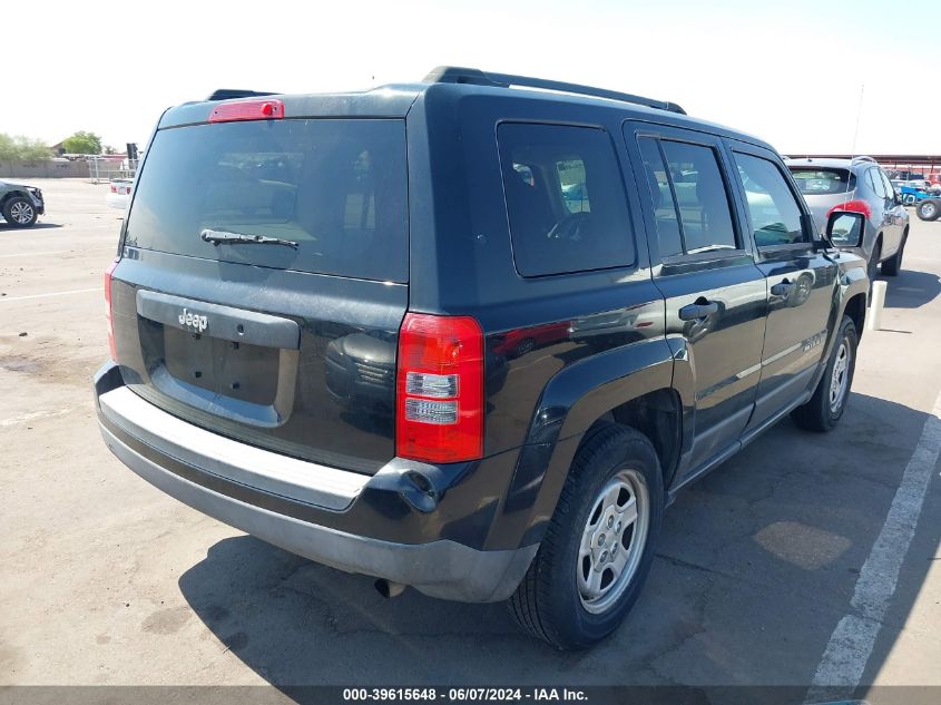 2014 Jeep Patriot Sport VIN: 1C4NJPBA9ED555630 Lot: 39615648