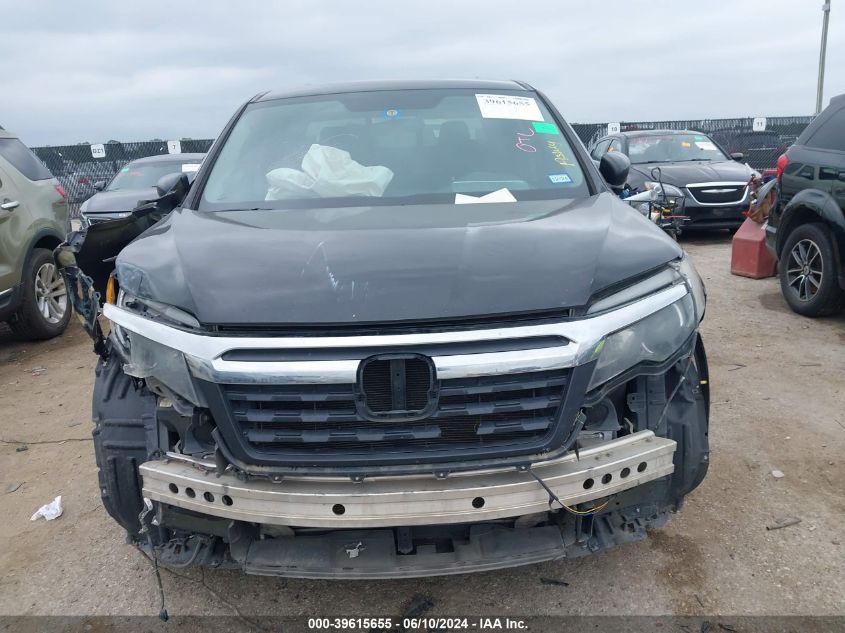 2019 Honda Ridgeline Rtl VIN: 5FPYK2F54KB008738 Lot: 39615655