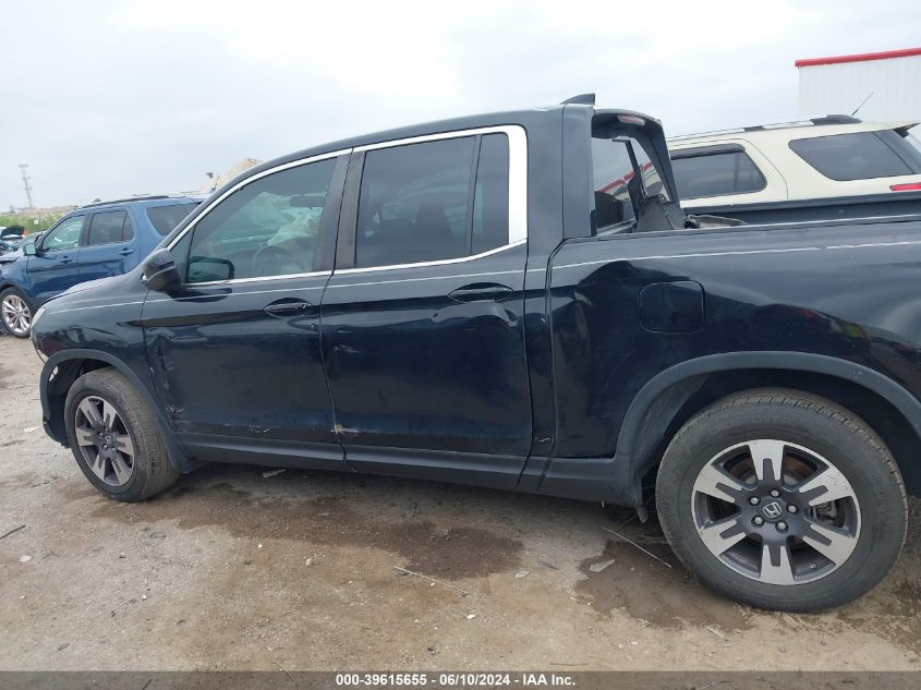 2019 Honda Ridgeline Rtl VIN: 5FPYK2F54KB008738 Lot: 39615655