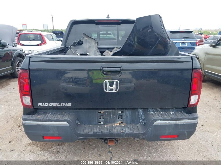 2019 Honda Ridgeline Rtl VIN: 5FPYK2F54KB008738 Lot: 39615655