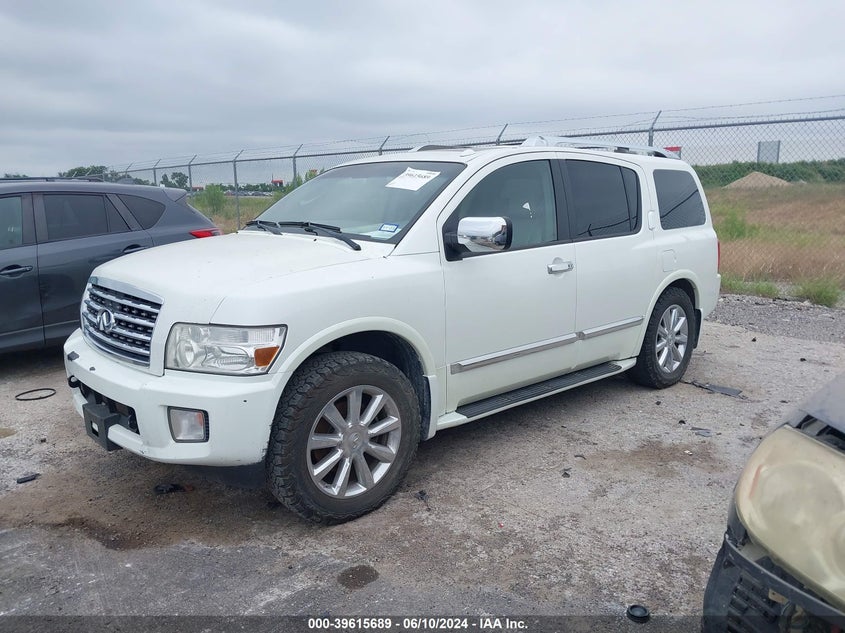 2010 Infiniti Qx56 VIN: 5N3ZA0NC1AN905166 Lot: 39615689