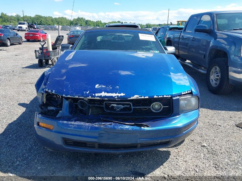 2007 Ford Mustang V6 Deluxe/V6 Premium VIN: 1ZVFT84N775327592 Lot: 39615690