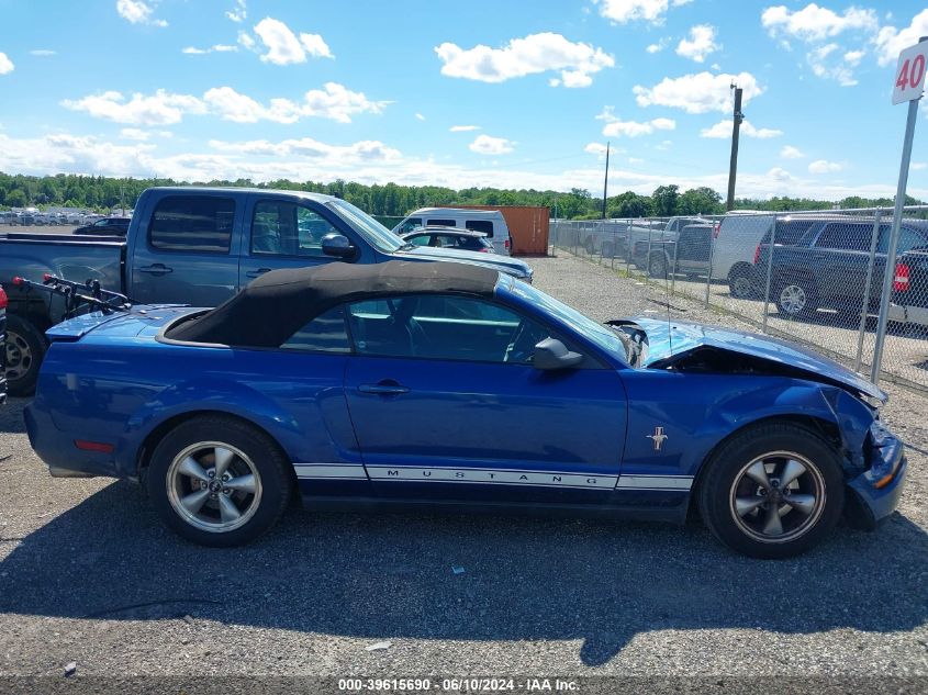 2007 Ford Mustang V6 Deluxe/V6 Premium VIN: 1ZVFT84N775327592 Lot: 39615690