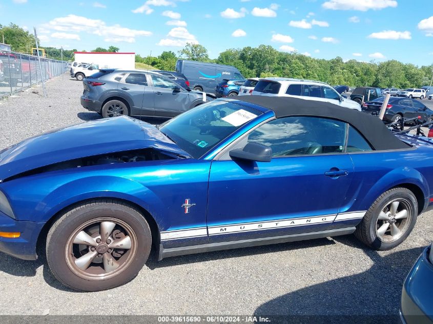 2007 Ford Mustang V6 Deluxe/V6 Premium VIN: 1ZVFT84N775327592 Lot: 39615690