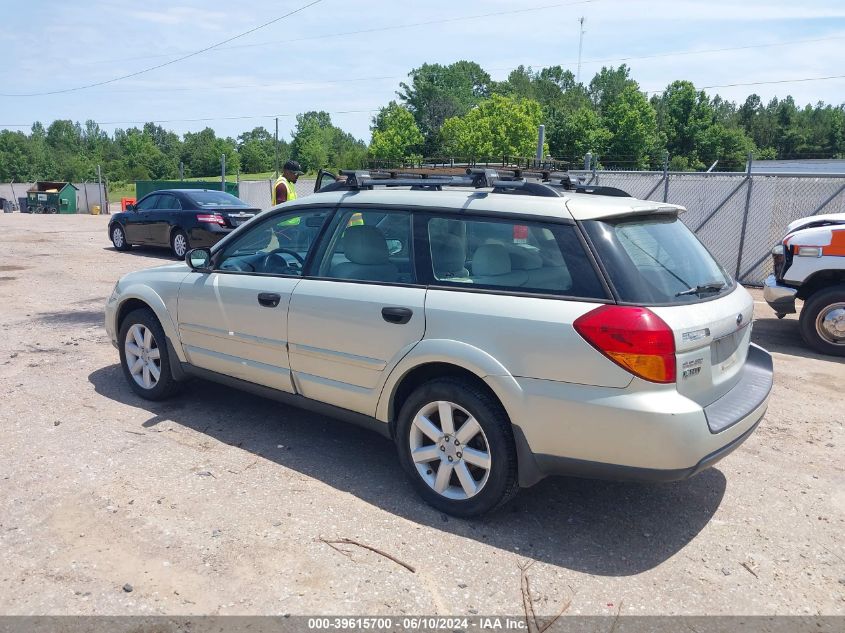 2007 Subaru Outback 2.5I VIN: 4S4BP61C476313975 Lot: 39615700