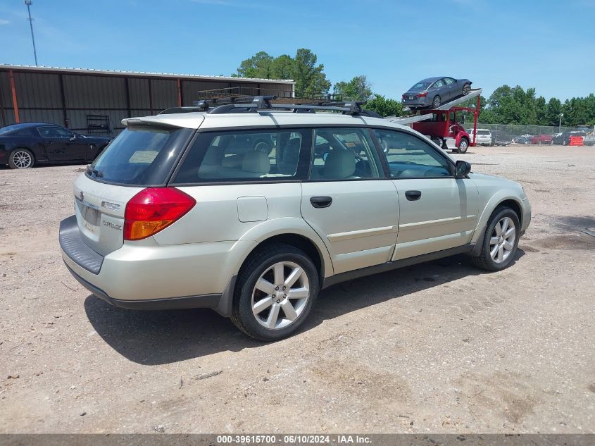 2007 Subaru Outback 2.5I VIN: 4S4BP61C476313975 Lot: 39615700