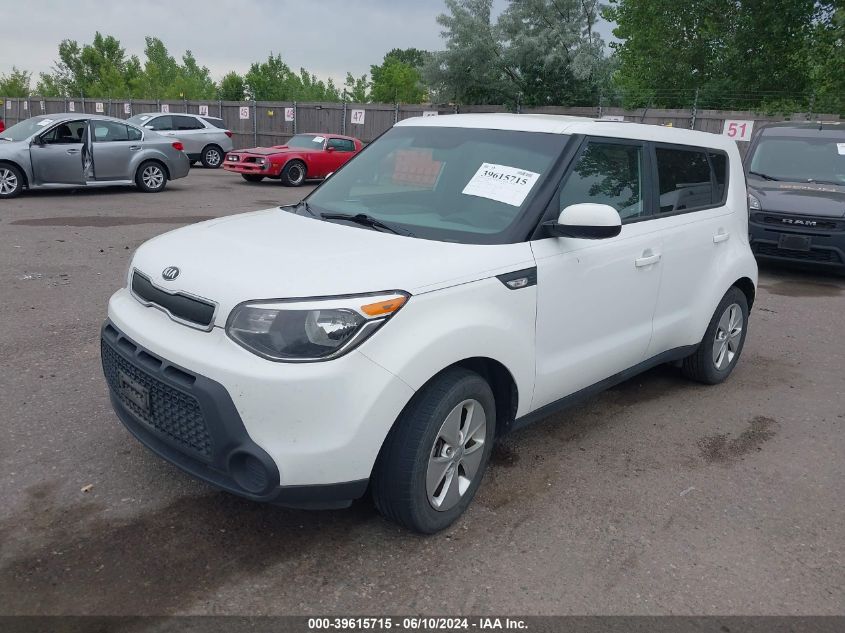 2014 Kia Soul VIN: KNDJN2A24E7043921 Lot: 39615715