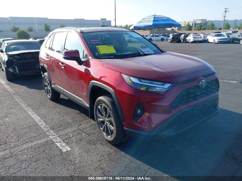 2022 Toyota Rav4 Xle Premium Hybrid VIN: JTMB6RFV6ND072514 Lot: 39615719