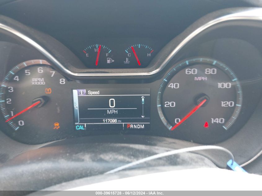 2016 Chevrolet Impala 2Lt VIN: 2G1115S39G9150977 Lot: 39615728