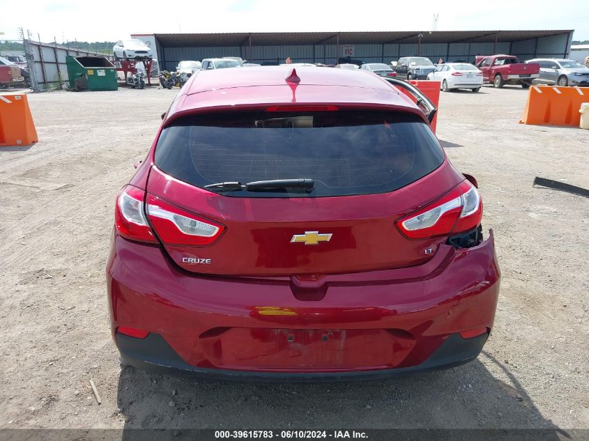 2017 Chevrolet Cruze Lt Auto VIN: 3G1BE6SM9HS603605 Lot: 39615783