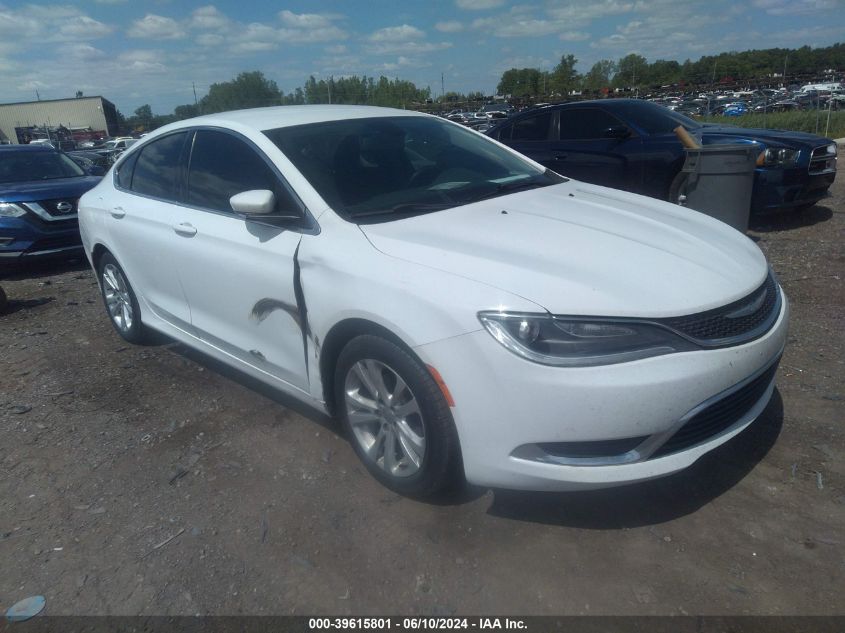 2015 Chrysler 200 Limited VIN: 1C3CCCAB7FN639692 Lot: 39615801