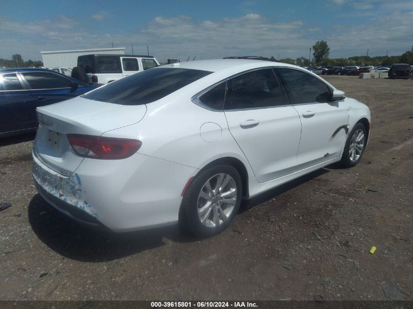 2015 Chrysler 200 Limited VIN: 1C3CCCAB7FN639692 Lot: 39615801