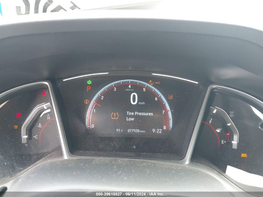 2019 Honda Civic Sport VIN: 19XFC2F85KE026419 Lot: 39615827