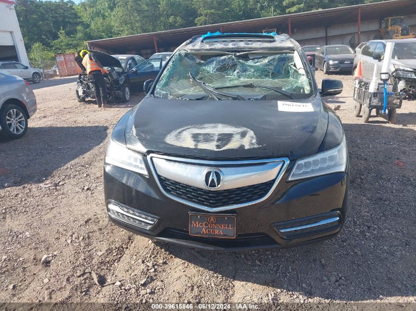 2016 Acura Mdx Technology Acurawatch Plus Packages/Technology Package VIN: 5FRYD3H47GB004976 Lot: 39615846