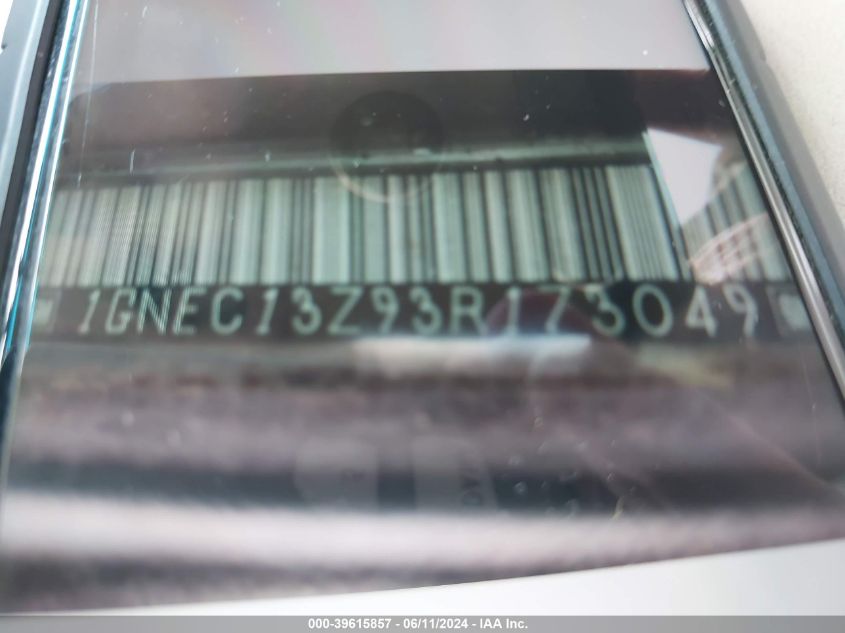 2003 Chevrolet Tahoe Lt VIN: 1GNEC13Z93R173049 Lot: 39615857