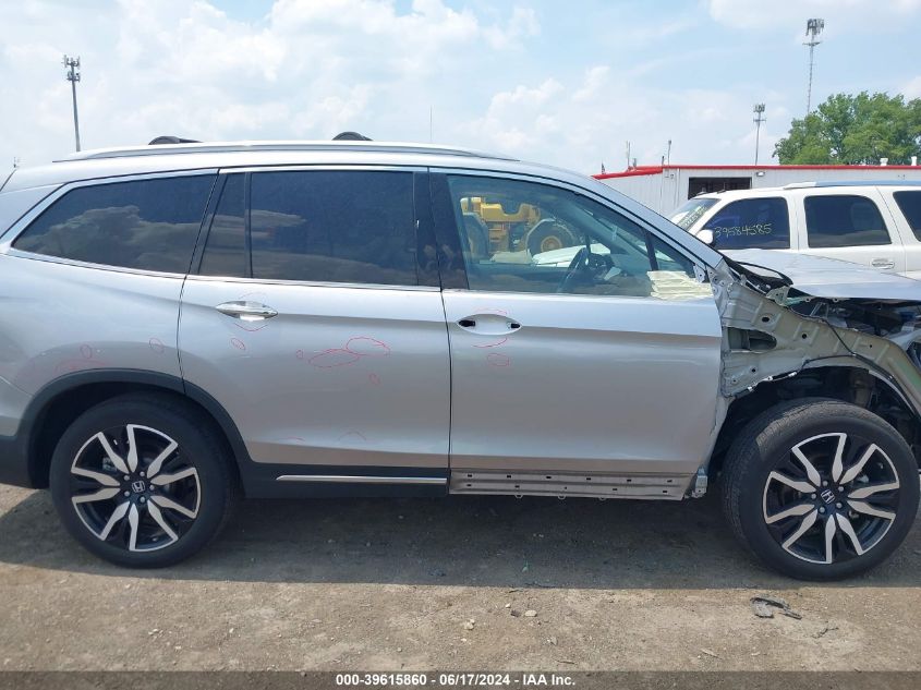 2021 Honda Pilot Awd Elite VIN: 5FNYF6H05MB053017 Lot: 39615860