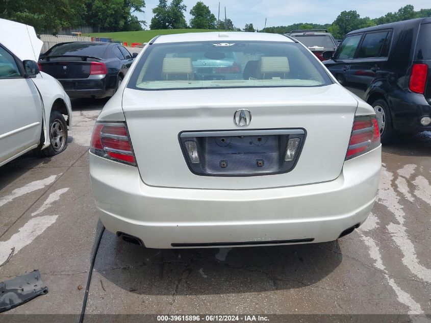 2008 Acura Tl 3.2 VIN: 19UUA66298A047125 Lot: 39615896