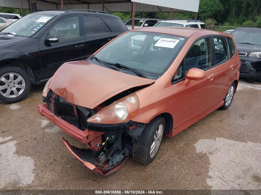 2008 Honda Fit Sport VIN: JHMGD37608S004241 Lot: 39615898