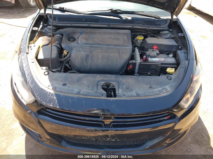 2016 Dodge Dart Sxt Sport Blacktop VIN: 1C3CDFFAXGD822879 Lot: 39615925