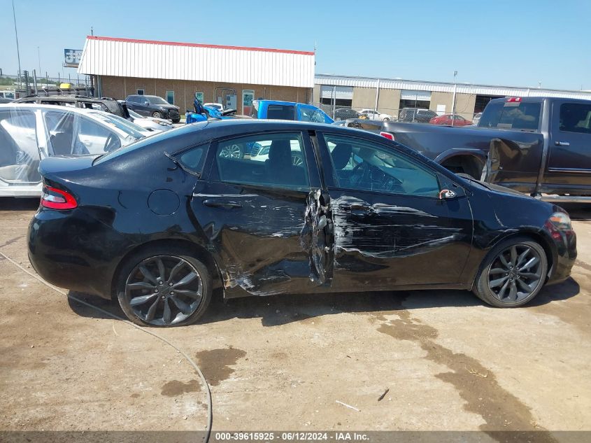 2016 Dodge Dart Sxt Sport Blacktop VIN: 1C3CDFFAXGD822879 Lot: 39615925