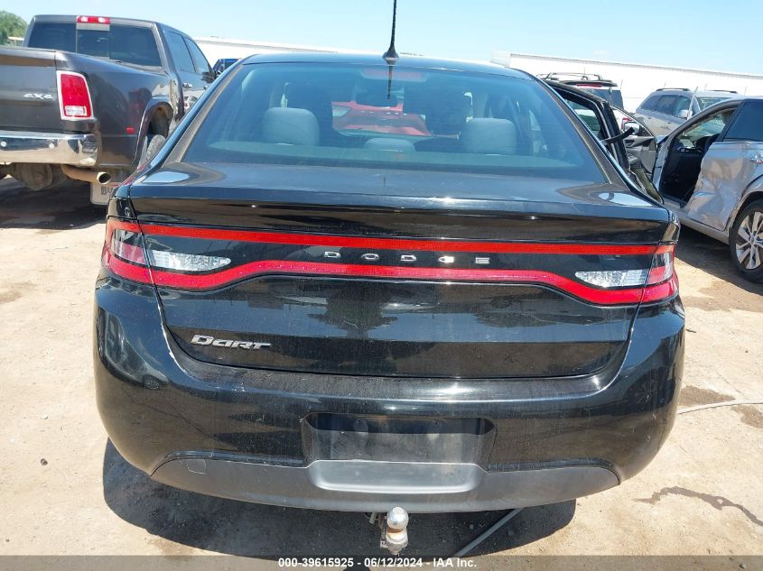 2016 Dodge Dart Sxt Sport Blacktop VIN: 1C3CDFFAXGD822879 Lot: 39615925