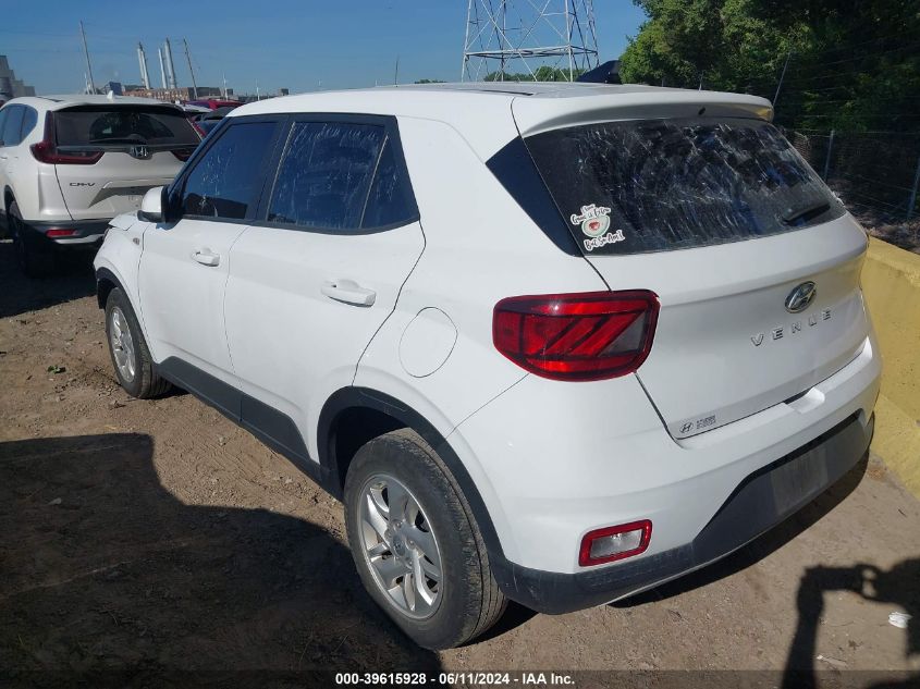 2021 Hyundai Venue Se VIN: KMHRB8A36MU106293 Lot: 39615928